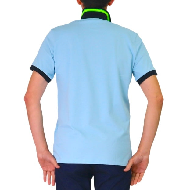 PEUTEREY polo uomo cotone NEW SELANDINA STR 04 PEU580399011991 290 CELESTE estate 2026