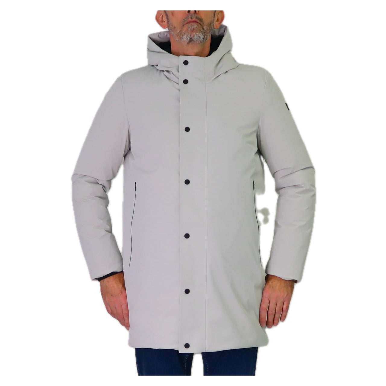 SH ZERO giubbotto uomo parka ARTIK ESKIMO 4C0702 MOON GRIGIO GHIACCIO inverno 2025