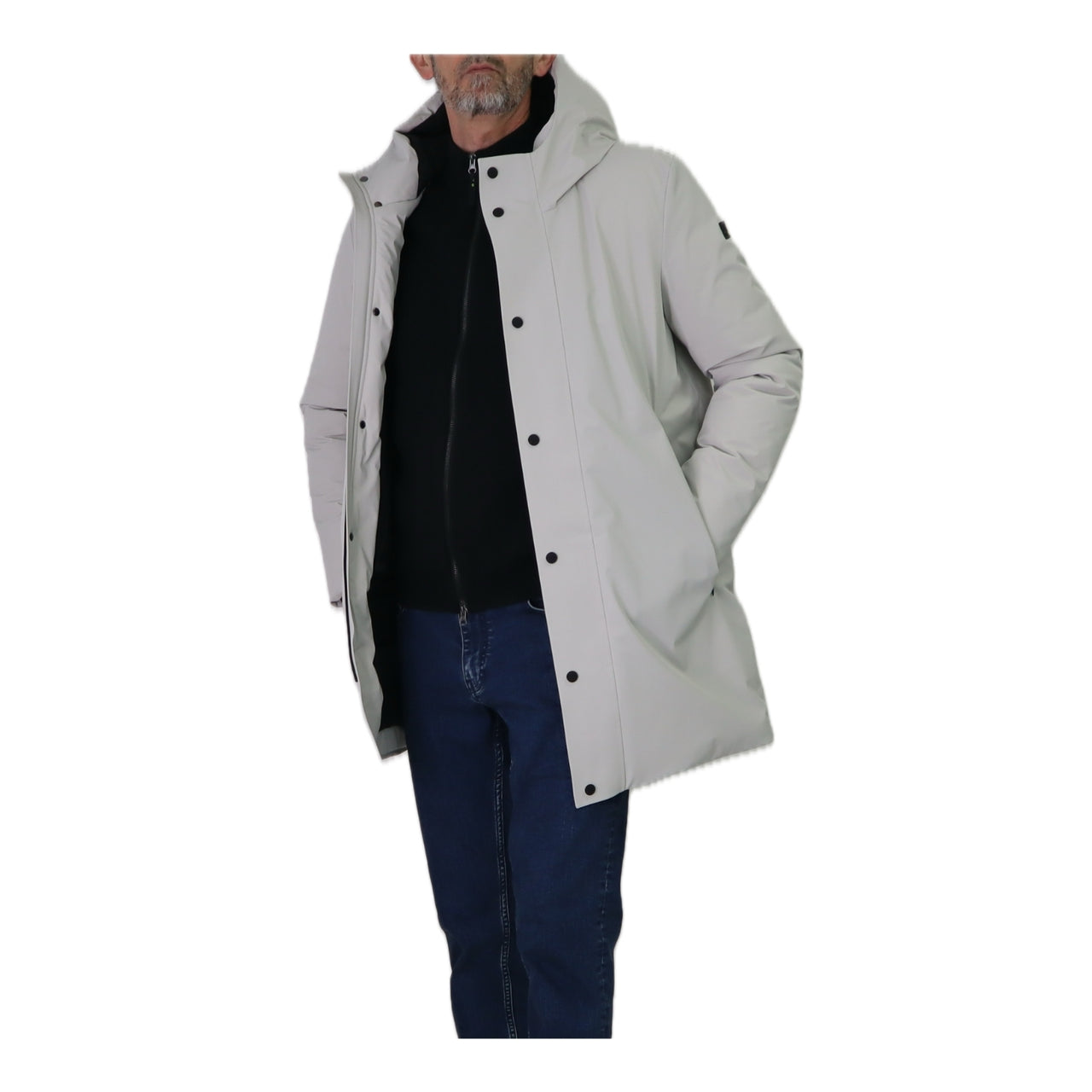 SH ZERO giubbotto uomo parka ARTIK ESKIMO 4C0702 MOON GRIGIO GHIACCIO inverno 2025