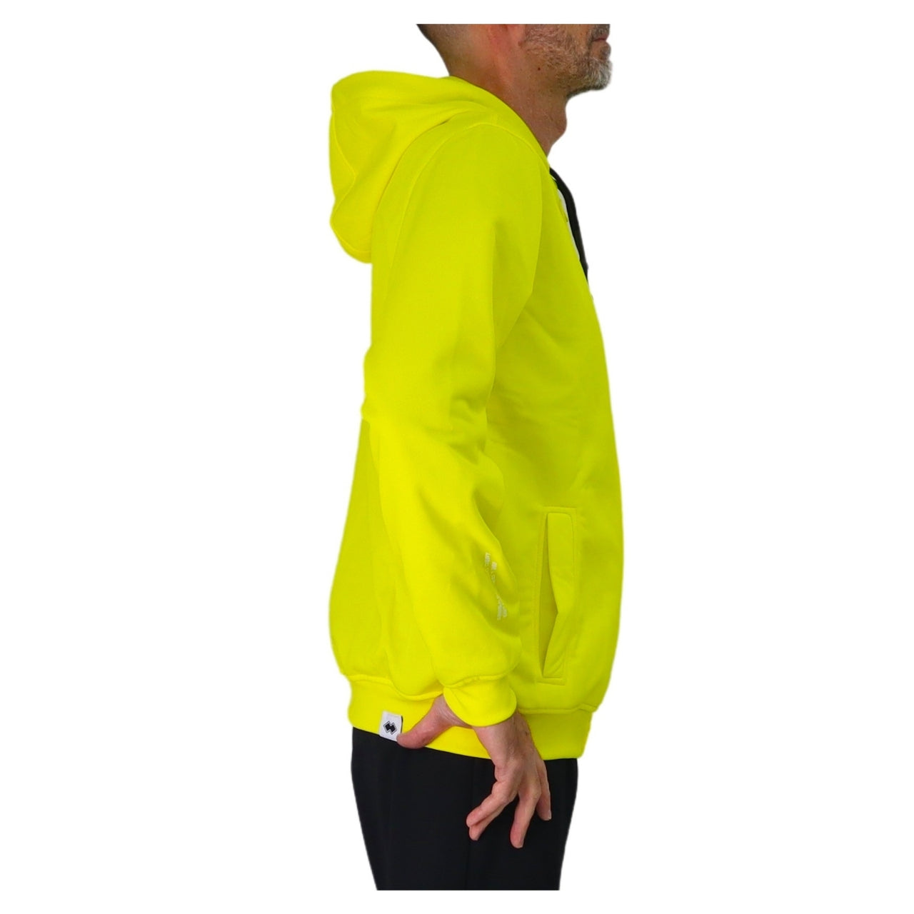 ERREA' REPUBLIC felpa uomo full zip cappuccio poliestere NO LOGO R32G0A0Z03310 GIALLO inverno 2025