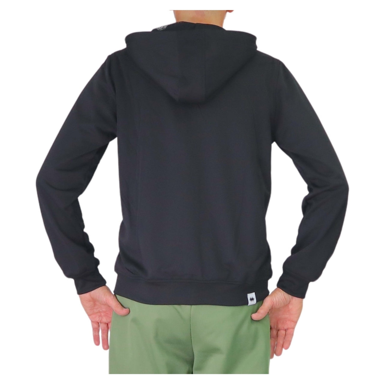 ERREA' REPUBLIC felpa uomo full zip cappuccio poliestere NO LOGO R32G0A0Z00120 NERO inverno 2025