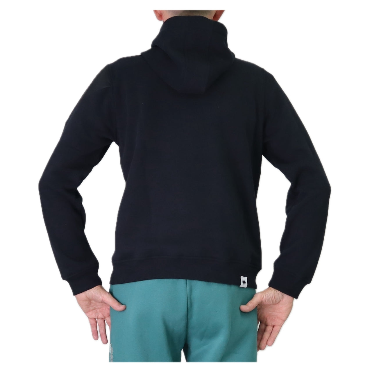 ERREA' REPUBLIC felpa uomo cappuccio cotone NO LOGO R32G0X0Z00120 NERO inverno 2025