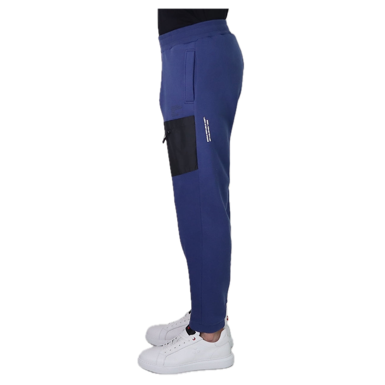 ERREA' REPUBLIC pantaloni tuta uomo cotone NO LOGO R32P0R0Z99290 BLU inverno 2025
