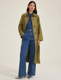 Thumbnail for EMME MARELLA giubbino donna trench lungo impermeabile ODISSEA 25150210412 003 VERDE estate 2025