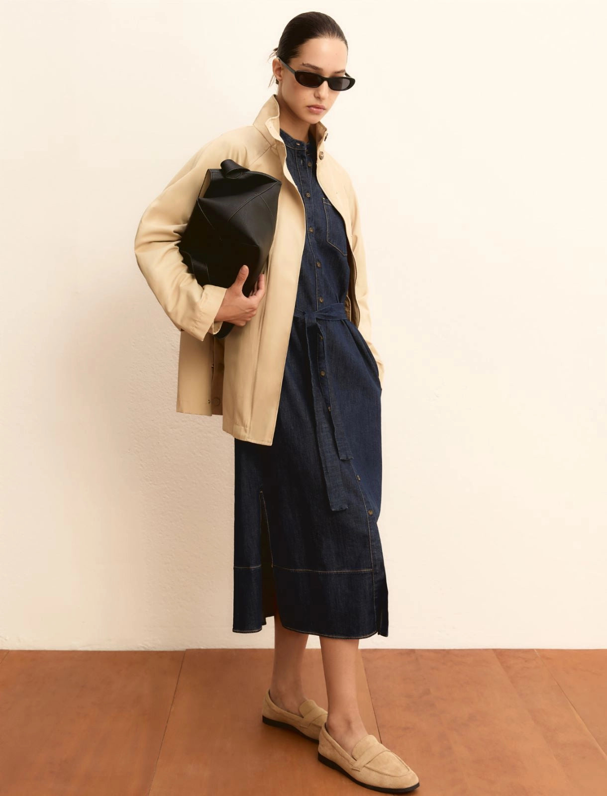 EMME MARELLA giubbino donna gabardina cotone EMMFILATO 26150210412 002 BEIGE estate 2026