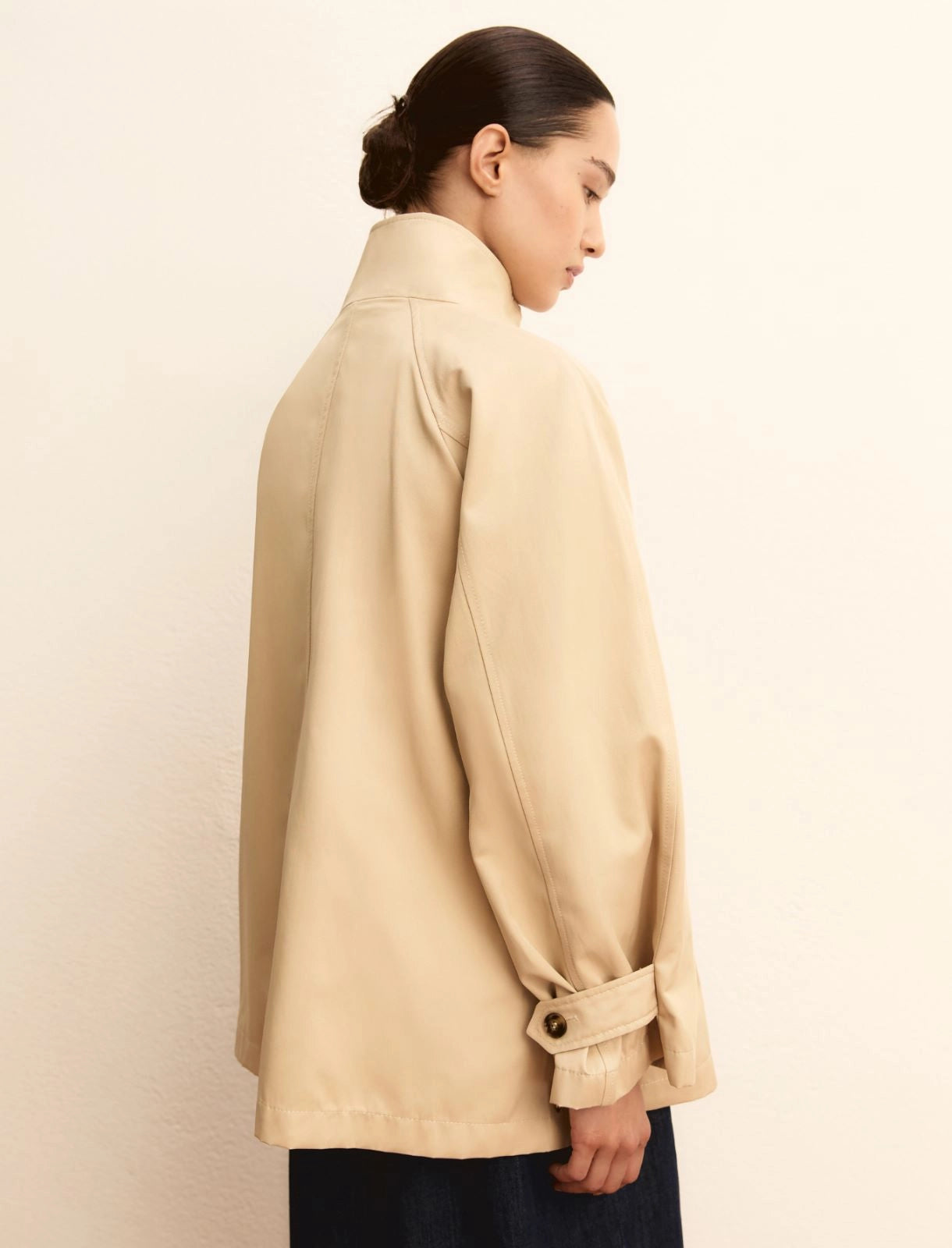 EMME MARELLA giubbino donna gabardina cotone EMMFILATO 26150210412 002 BEIGE estate 2026