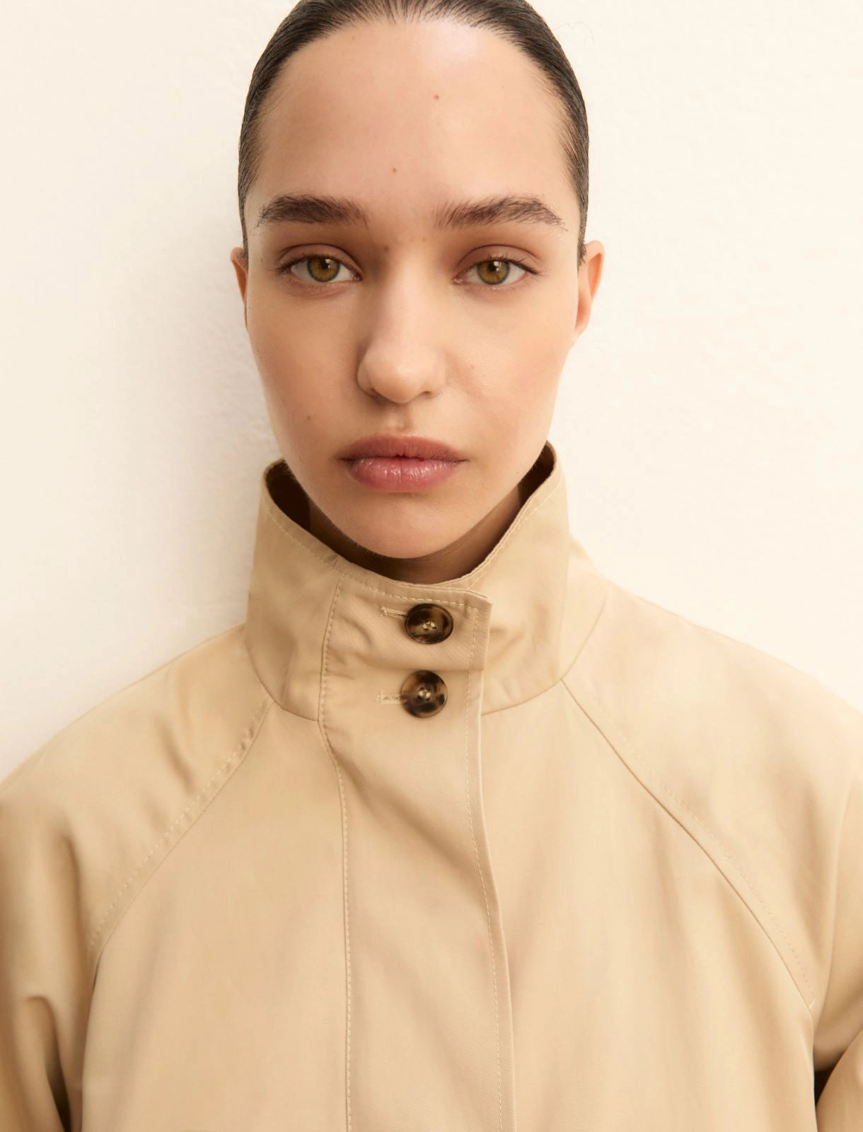 EMME MARELLA giubbino donna gabardina cotone EMMFILATO 26150210412 002 BEIGE estate 2026