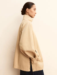 Thumbnail for EMME MARELLA giubbino donna gabardina cotone EMMFILATO 26150210412 002 BEIGE estate 2026