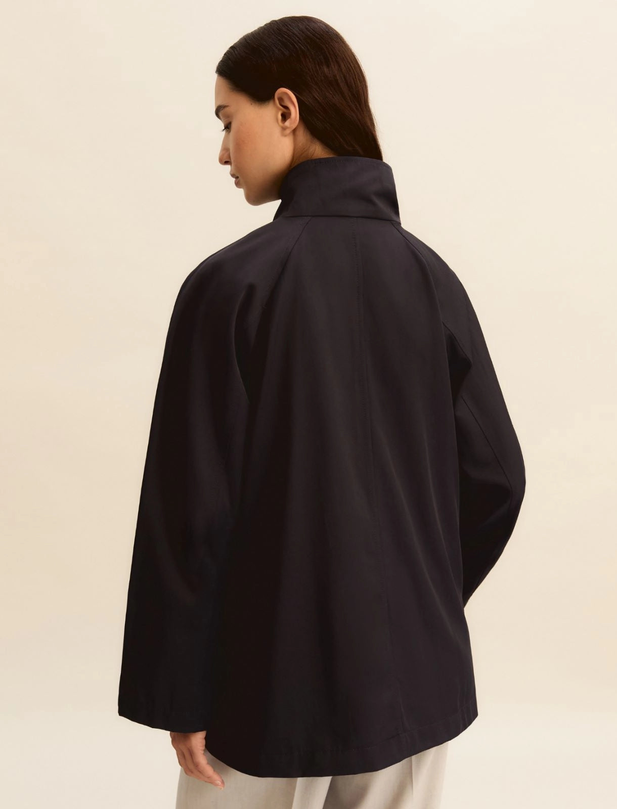 EMME MARELLA giubbino donna gabardina cotone EMMFILATO 26150210412 008 BLU estate 2026