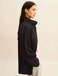 Thumbnail for EMME MARELLA giubbino donna gabardina cotone EMMFILATO 26150210412 008 BLU estate 2026