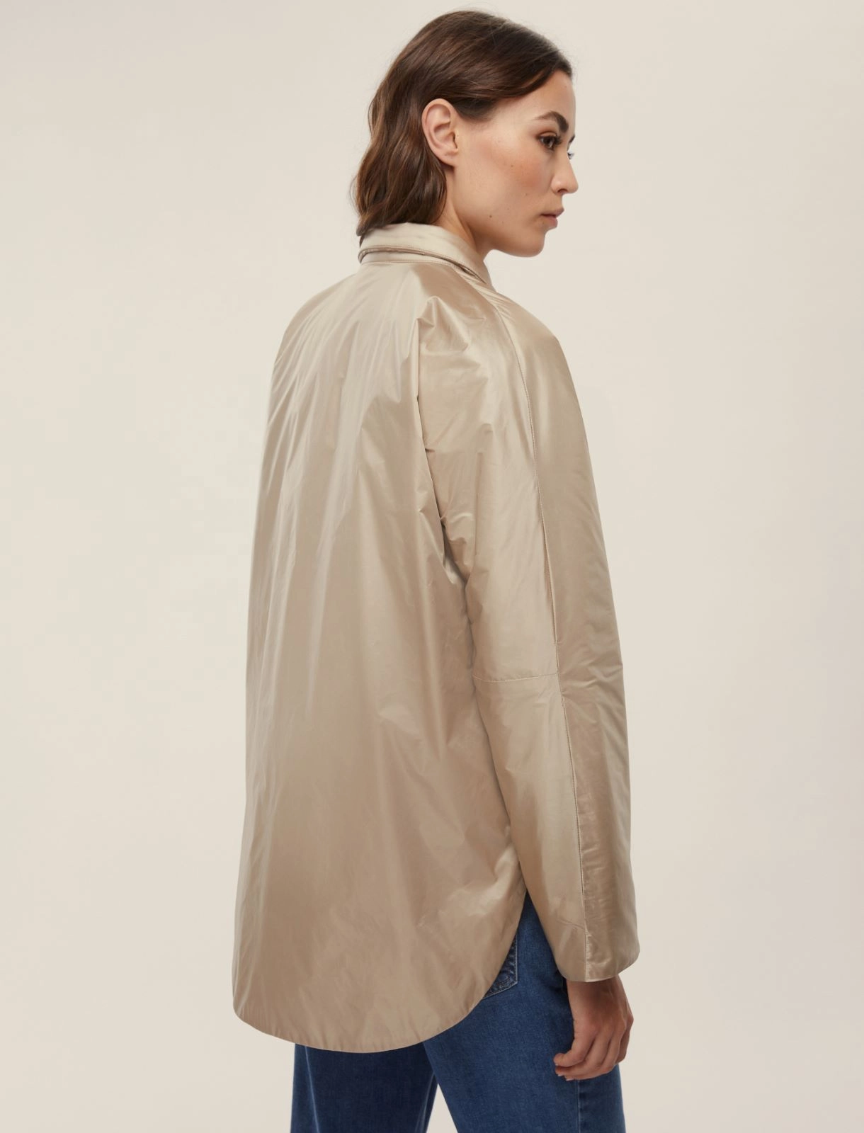 EMME MARELLA giubbino donna camicia imbottita ARIZONA 25250260312 007 BEIGE inverno 2025