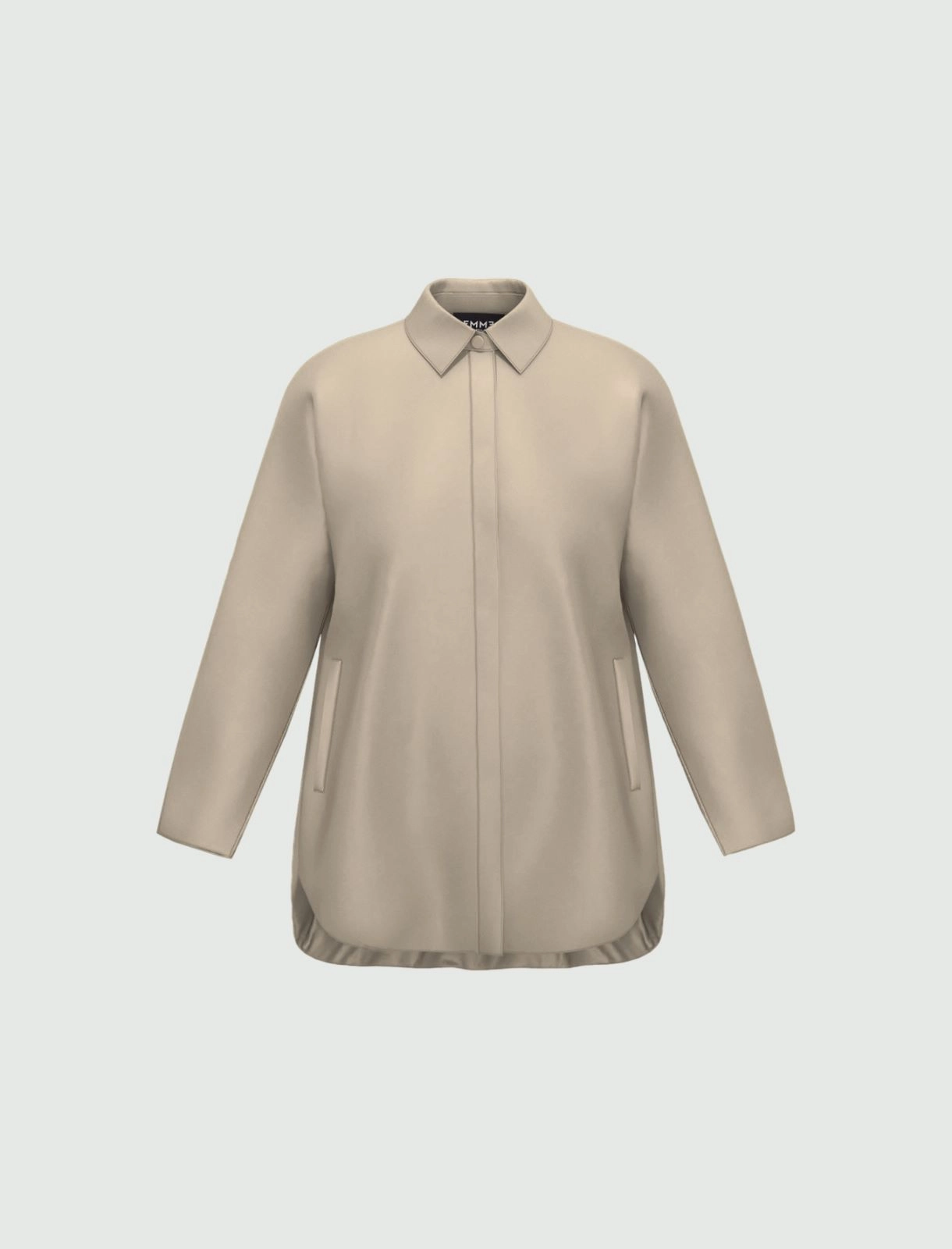 EMME MARELLA giubbino donna camicia imbottita ARIZONA 25250260312 007 BEIGE inverno 2025