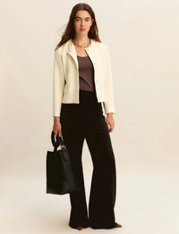 Thumbnail for EMME MARELLA giacca donna corta stuoia EMMMOLI 26150410612 001 PANNA estate 2026