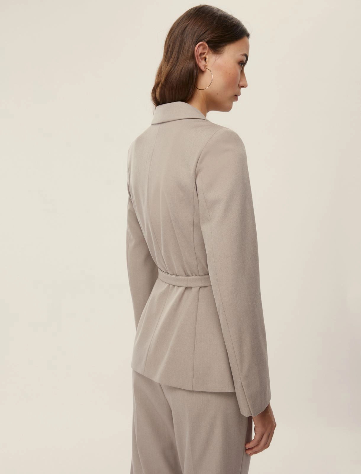 EMME MARELLA giacca donna blazer doppiopetto BELFORD 25250461612 002 BEIGE inverno 2025
