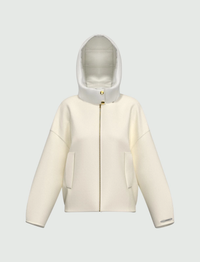 Thumbnail for EMME MARELLA cappotto donna bomber cappuccio ERITEA 25250860212 001 PANNA inverno 2025