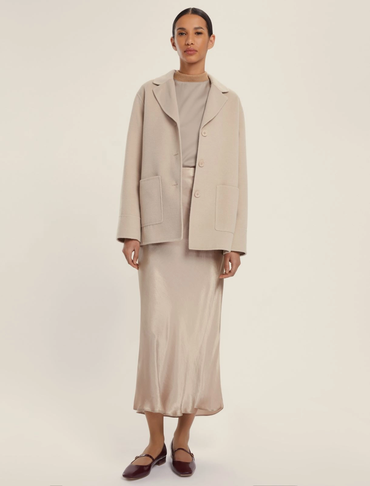 EMME MARELLA cappotto donna giacca PALOS 25250860312 006 BEIGE inverno 2025