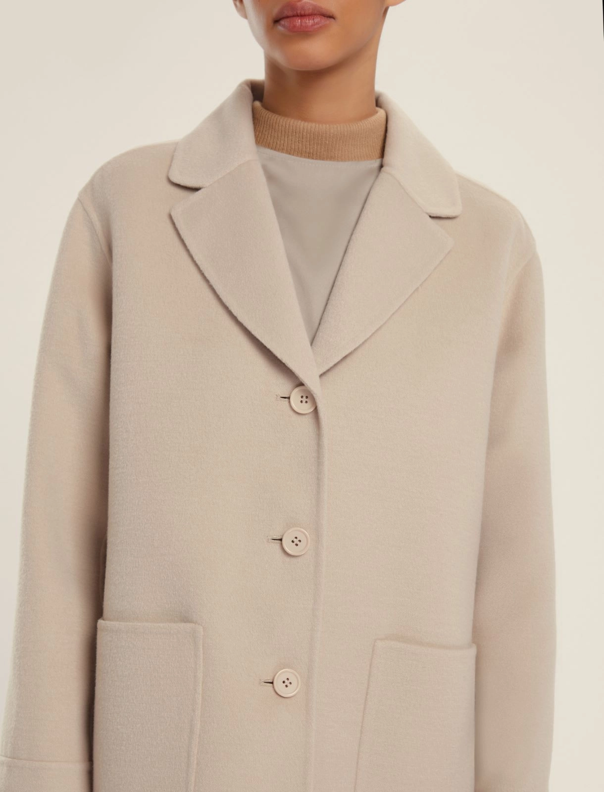 EMME MARELLA cappotto donna giacca PALOS 25250860312 006 BEIGE inverno 2025