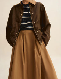 Thumbnail for EMME MARELLA gonna donna taffetà tecnico EMMDIVA 26151010312 001 CAMMELLO estate 2026