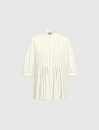 Thumbnail for EMME MARELLA camicia donna mussola cotone seta EMMGIGA 26151111122 001 BIANCO estate 2026