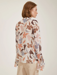 Thumbnail for EMME MARELLA camicia donna blusa georgette MEDEOLA 25151111222 004 PANNA estate 2025