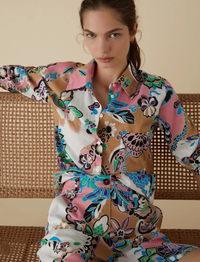 Thumbnail for EMME di MARELLA camicia donna lino fantasia ATTICA 24151111922 006 MULTICOLOR estate 2024