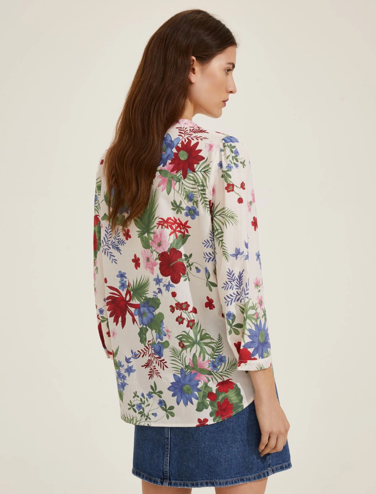 EMME MARELLA camicia donna cotone IOLANDA 25151111922 001 MULTICOLORE estate 2025