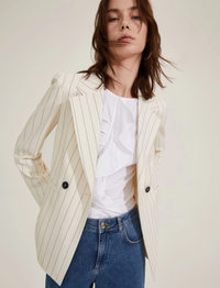 Thumbnail for EMME MARELLA camicia donna cotone senza maniche COSTONE 25151112022 004 BIANCO estate 2025
