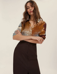 Thumbnail for EMME MARELLA camicia donna fantasia astratta FACELLA 25251161612 001 MULTICOLOR inverno 2025