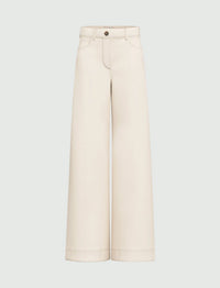 Thumbnail for EMME MARELLA pantaloni donna palazzo cotone EMMVACILLO 26151312312 001 PANNA estate 2026