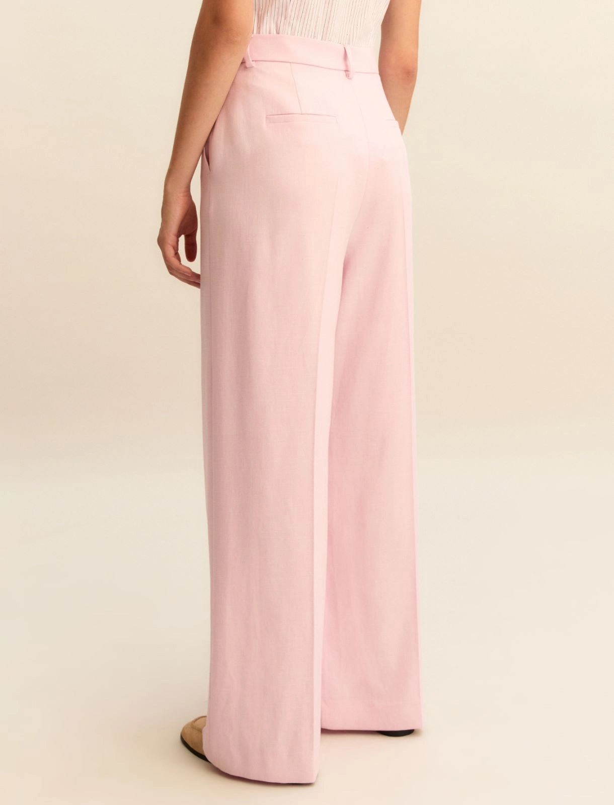EMME MARELLA pantaloni donna palazzo viscosa EMMSLOGAN2 26151313112 002 ROSA estate 2026
