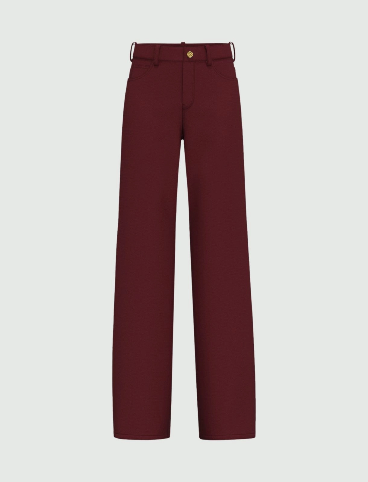 EMME MARELLA pantaloni donna wide leg TEBE 25251360712 002 BORDEAUX inverno 2025