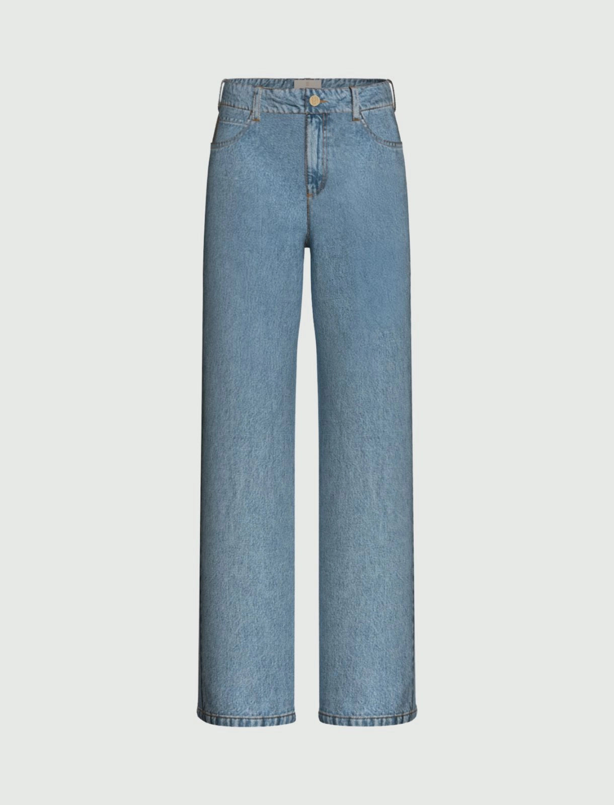 EMME  MARELLA pantaloni donna jeans palazzo wide leg EMMDISCO 26151811112 001 BLU estate 2026