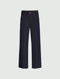 Thumbnail for EMME MARELLA pantaloni donna jeans culotte KENTIA 25251860212 001 BLU SCURO inverno 2025