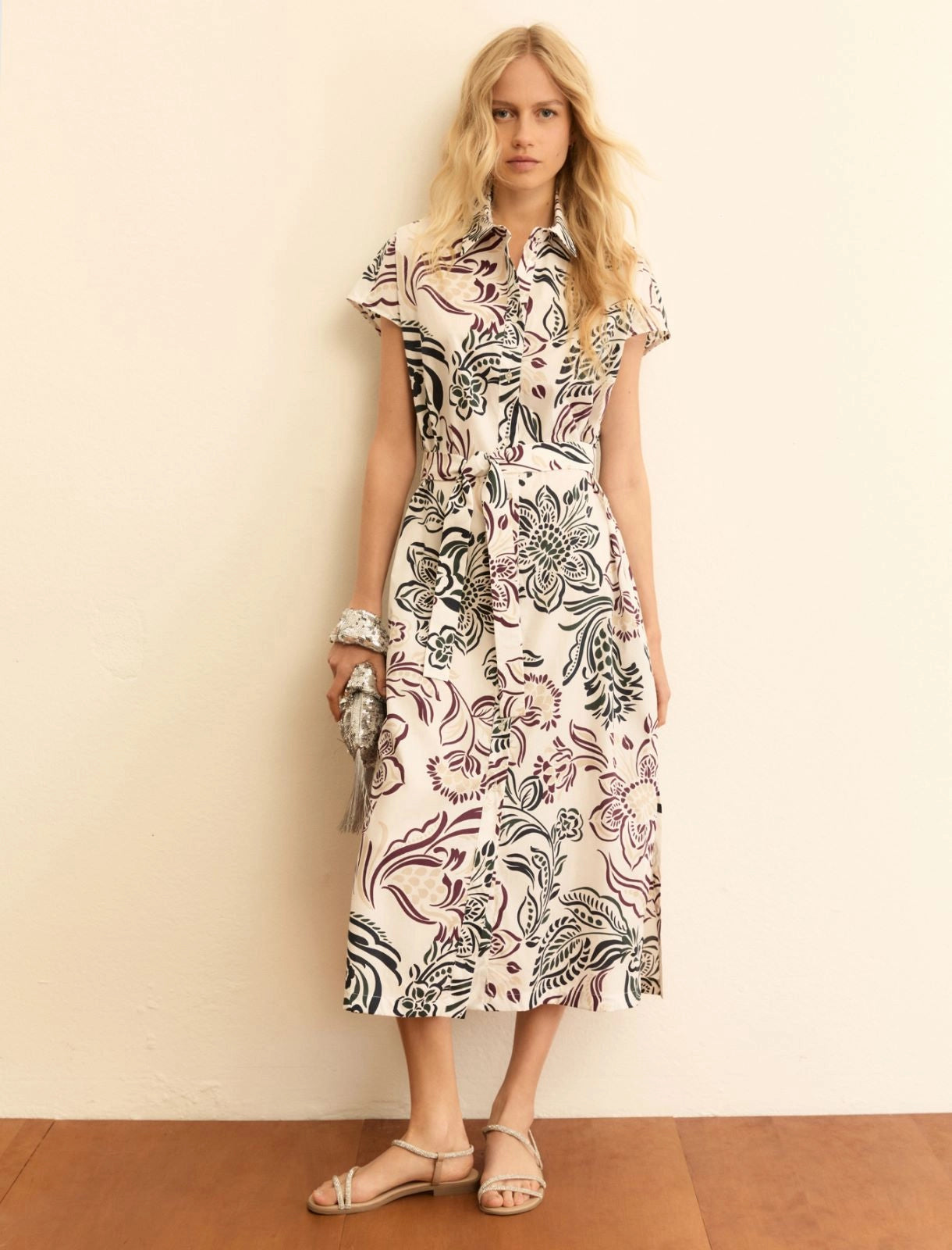EMME MARELLA abito donna chemisier cotone fantasia EMMPANINO 26152212622 003 MULTICOLORE estate 2026
