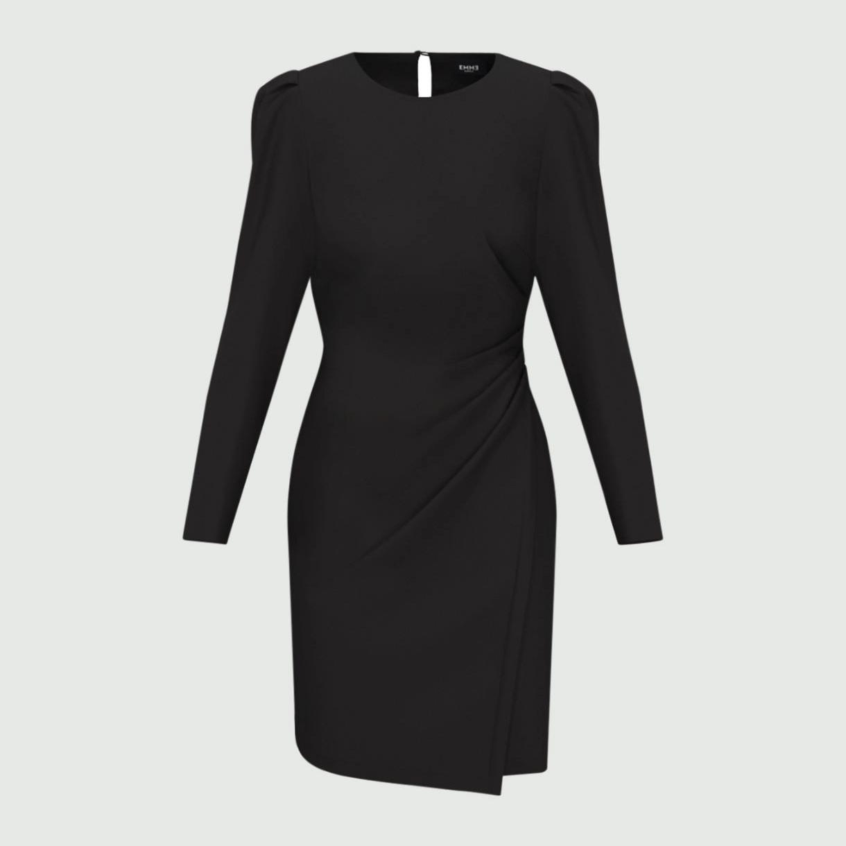 EMME di MARELLA abito donna tubino corto DINDI 24252260322 007 NERO inverno 2024