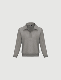 Thumbnail for EMME MARELLA maglione donna leggero polo FAVILLE 2525366161 003 GRIGIO melange inverno 2025