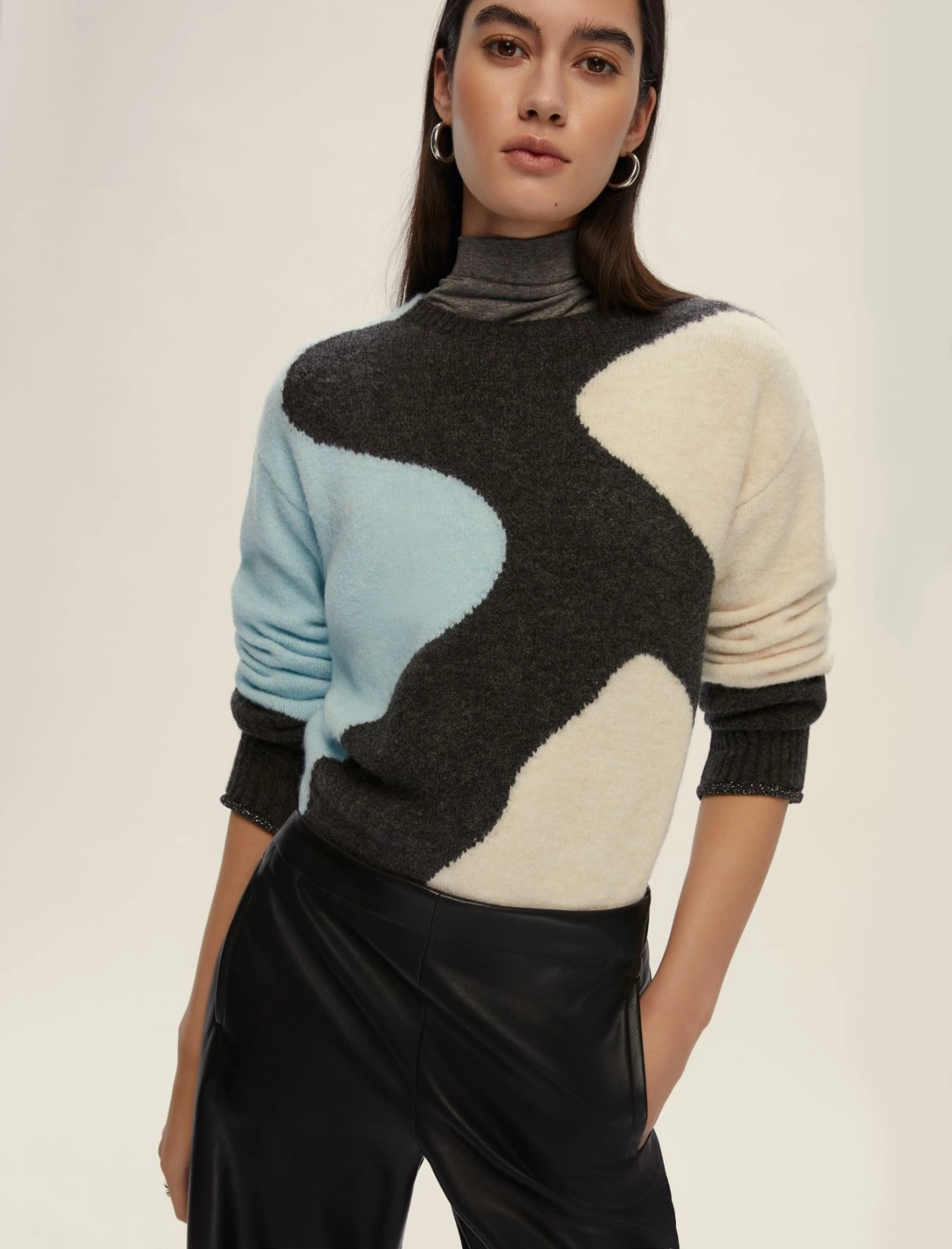 EMME MARELLA maglione donna girocollo EDITOR 2525366302 004 MULTICOLOR inverno 2025