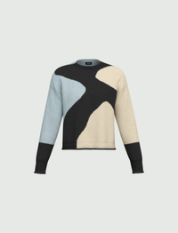 Thumbnail for EMME MARELLA maglione donna girocollo EDITOR 2525366302 004 MULTICOLOR inverno 2025