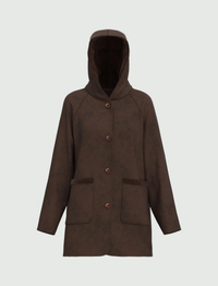 Thumbnail for EMME MARELLA cappotto donna caban cappuccio reversibile GAVETTA 25254560722 003 MARRONE inverno 2025