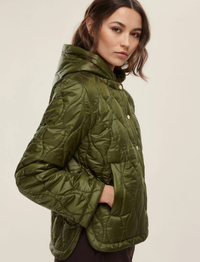 Thumbnail for EMME MARELLA giubbino donna trapuntato ATHOS 25254860312 003 VERDE OLIVA inverno 2025