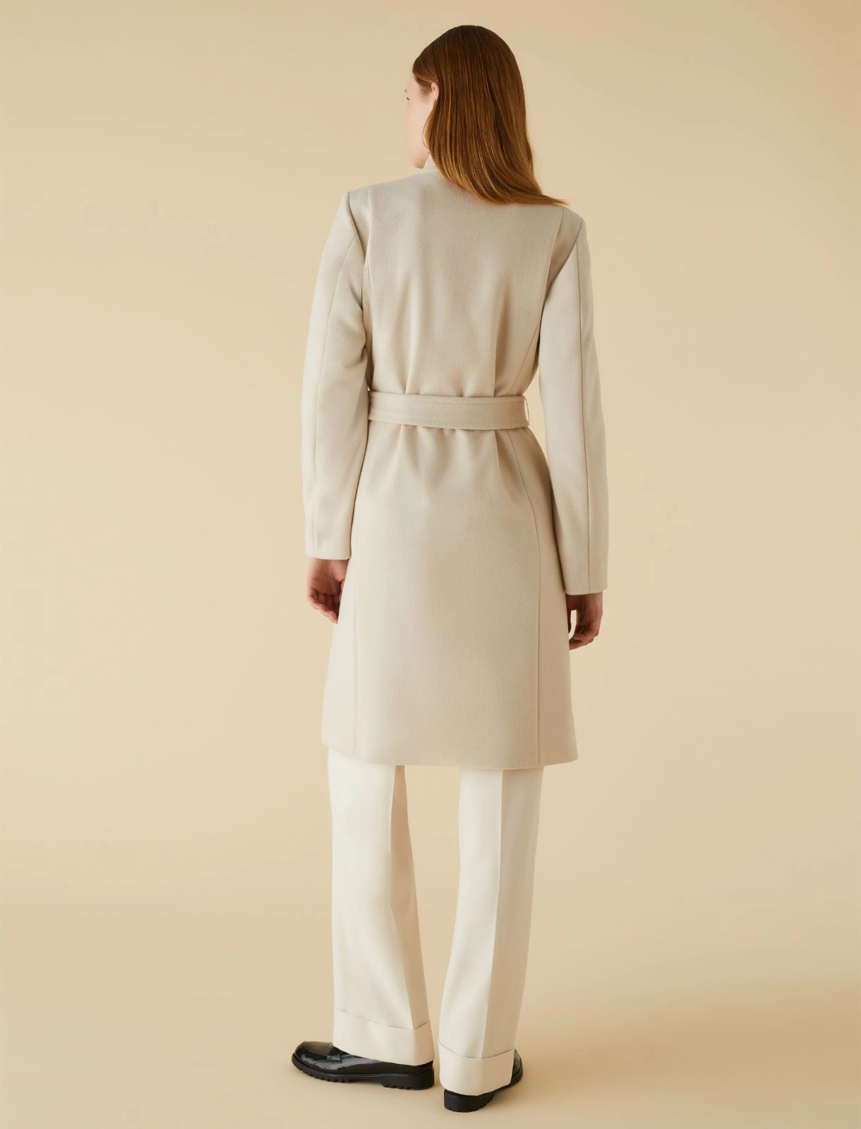 EMME di MARELLA cappotto donna VALAIS 23590601382 001 PANNA inverno 2023