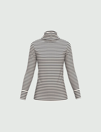 Thumbnail for EMME MARELLA t-shirt donna lupetto viscosa MAIA 25259460312 004 GRIGIO PANNA inverno 2025