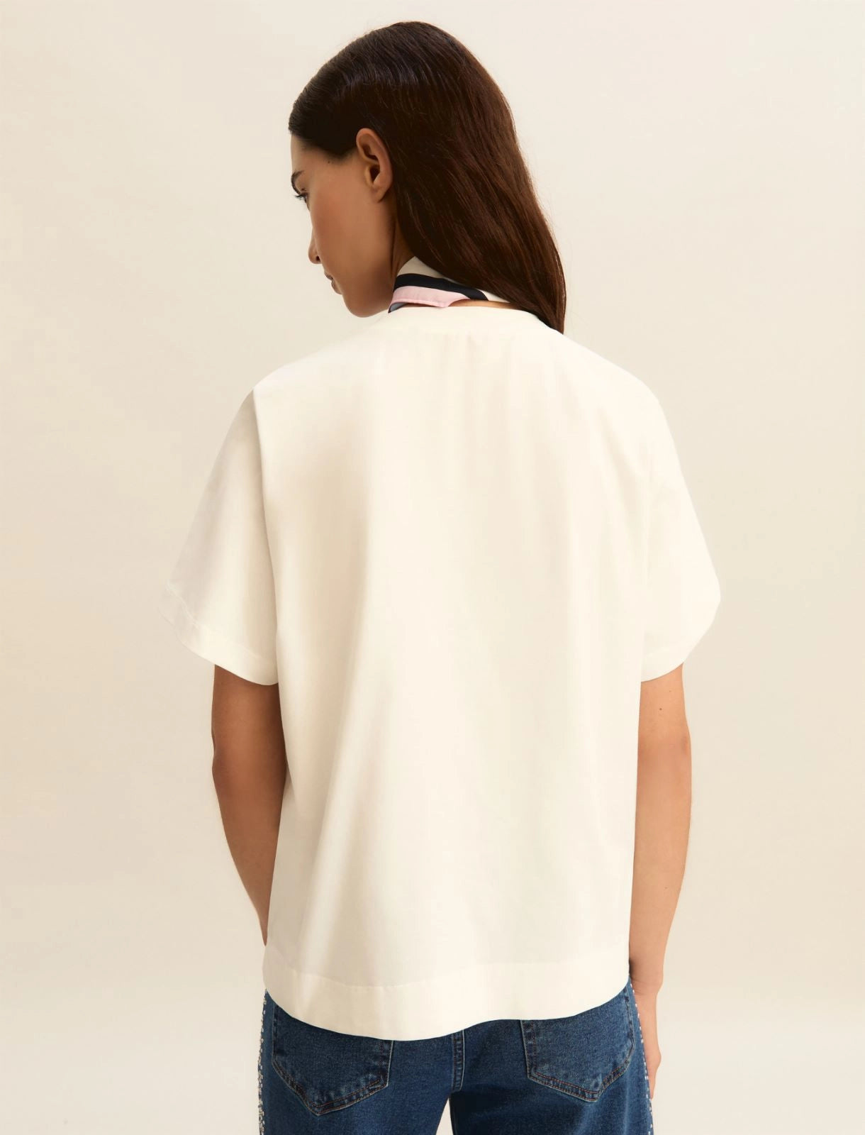 EMME MARELLA t-shirt donna girocollo cotone EMMMAESTRO 26159710412 001 BIANCO estate 2026