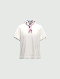 Thumbnail for EMME MARELLA t-shirt donna girocollo cotone EMMMAESTRO 26159710412 001 BIANCO estate 2026