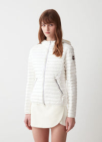 Thumbnail for COLMAR giubbino donna slim cappuccio 2224U 9VX PUNKY 01 BIANCO estate 2025