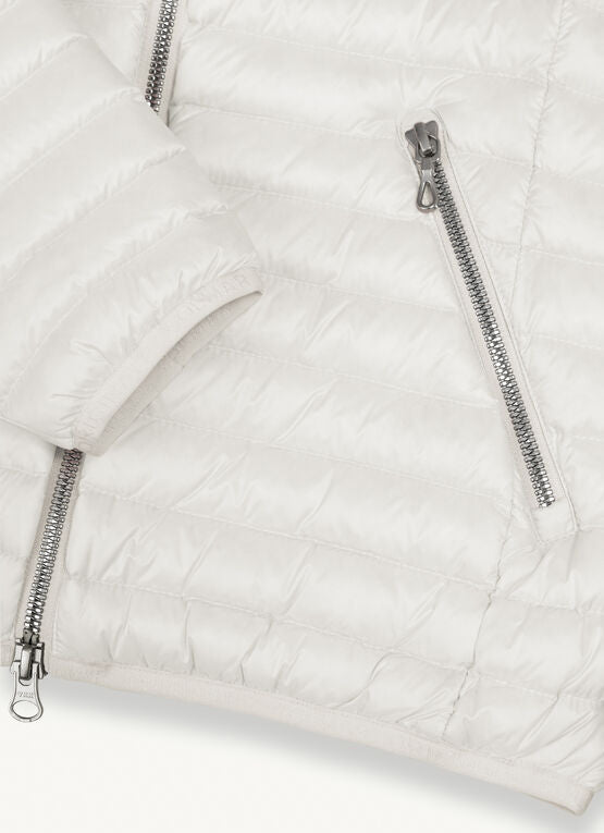 COLMAR giubbino donna slim cappuccio 2224U 9VX PUNKY 01 BIANCO estate 2025