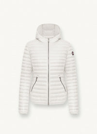 Thumbnail for COLMAR giubbino donna slim cappuccio 2224U 9VX PUNKY 01 BIANCO estate 2025