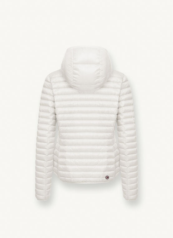 COLMAR giubbino donna slim cappuccio 2224U 9VX PUNKY 01 BIANCO estate 2025