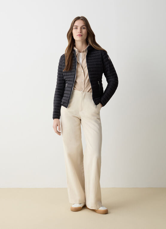 COLMAR giubbino donna slim cappuccio 2224U 9VX PUNKY 99 NERO estate 2025