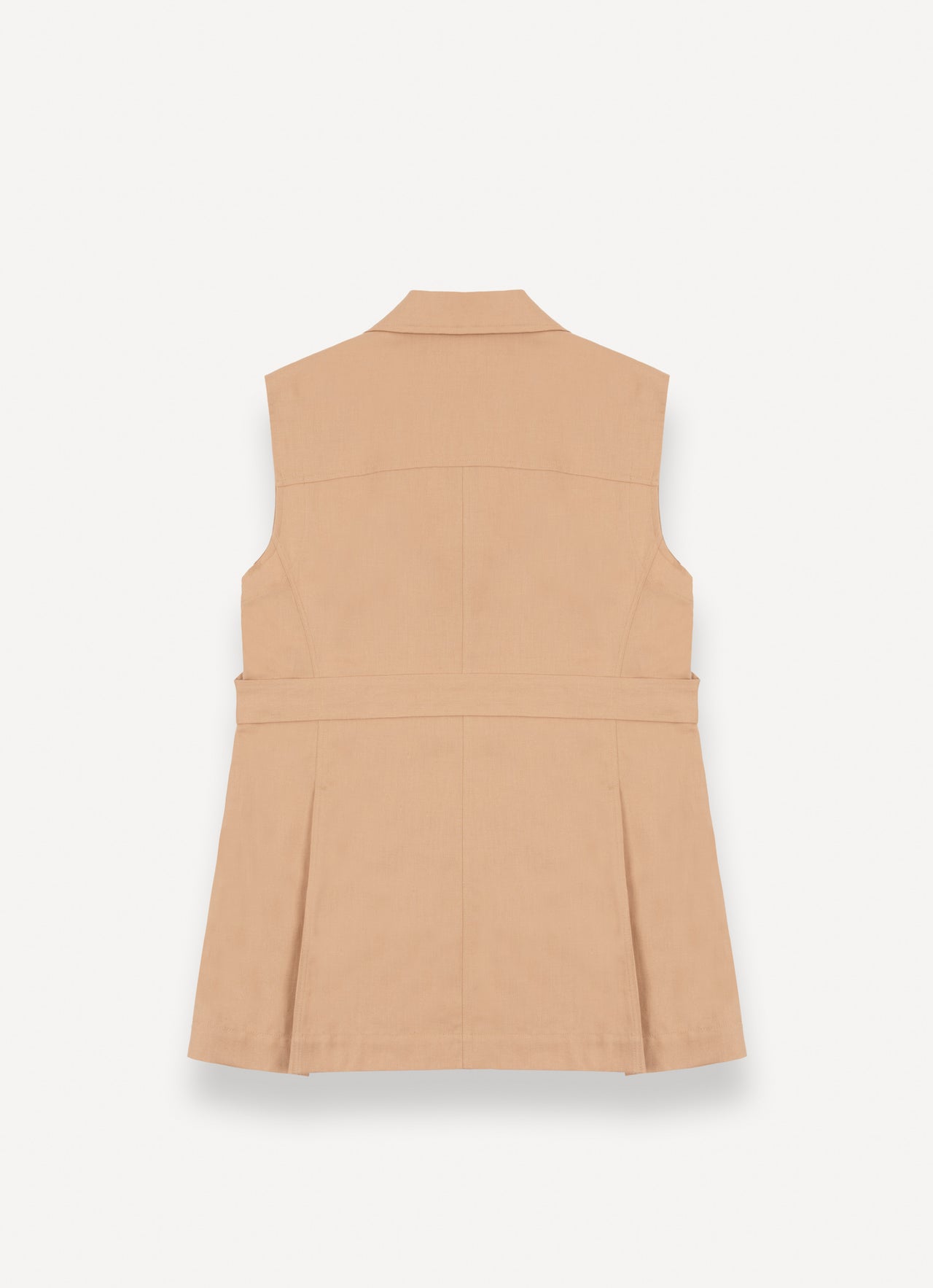 COLMAR gilet donna giacca smanicata lino cotone 8426 1ZA KAPAMA 699 CAMMELLO estate 2025